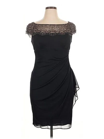 Pre-owned Xscape Cocktail Dress In Black