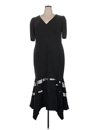 Pre-owned Xscape Cocktail Dress In Black