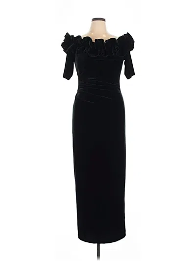 Pre-owned Xscape Cocktail Dress In Black