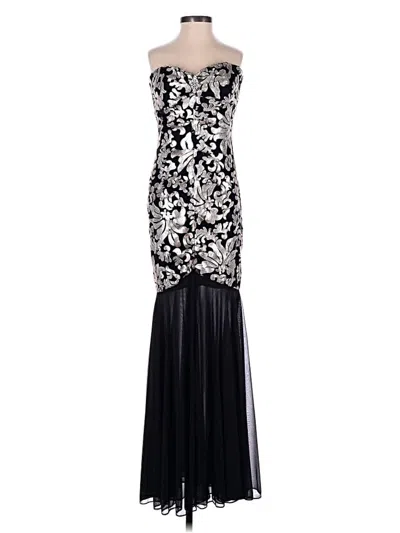 Pre-owned Xscape Cocktail Dress In Black