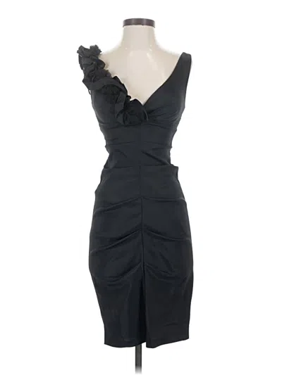 Pre-owned Xscape Cocktail Dress In Black