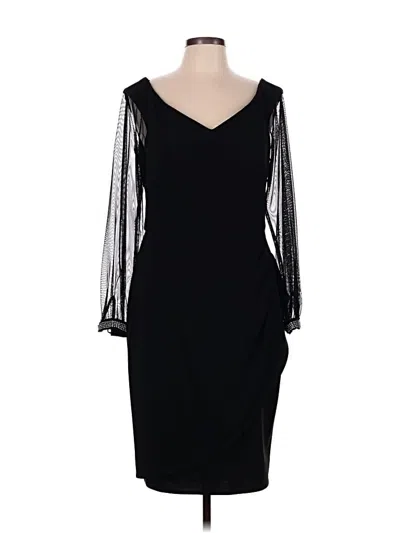 Pre-owned Xscape Cocktail Dress In Black