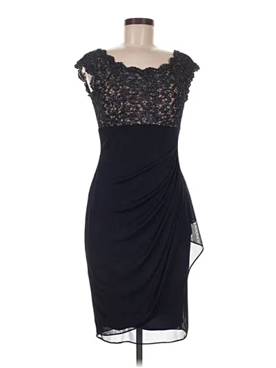 Pre-owned Xscape Cocktail Dress In Black