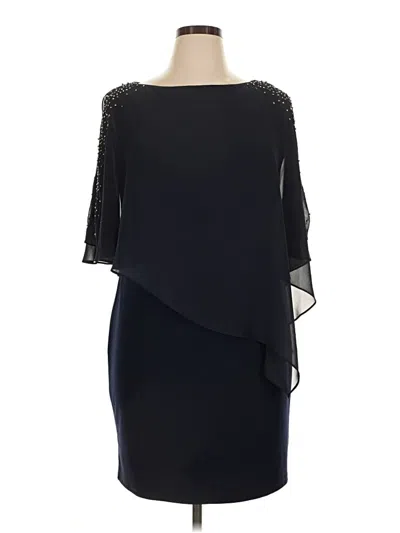 Pre-owned Xscape Cocktail Dress In Black