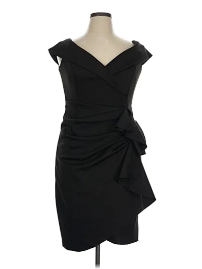 Pre-owned Xscape Cocktail Dress In Black