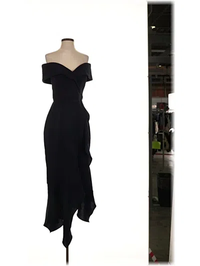 Pre-owned Xscape Cocktail Dress In Black