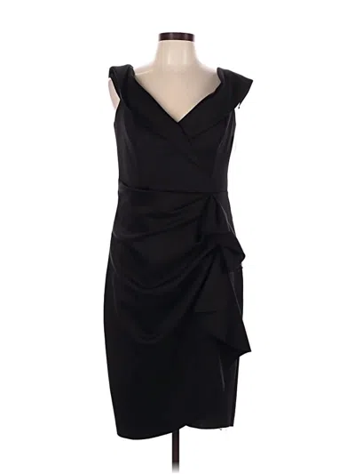Pre-owned Xscape Cocktail Dress In Black