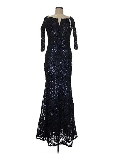 Pre-owned Xscape Cocktail Dress In Black
