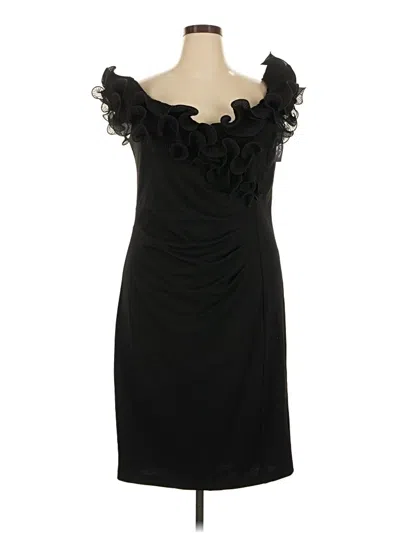 Pre-owned Xscape Cocktail Dress In Black