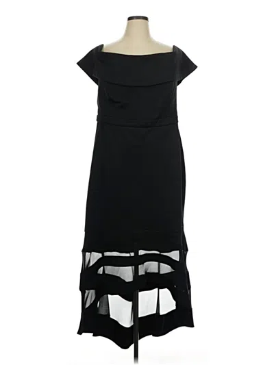 Pre-owned Xscape Cocktail Dress In Black