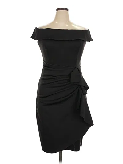 Pre-owned Xscape Cocktail Dress In Black