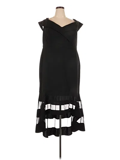 Pre-owned Xscape Cocktail Dress In Black