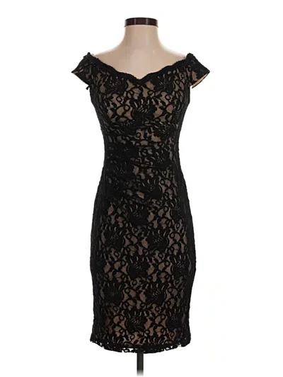 Pre-owned Xscape Cocktail Dress In Black