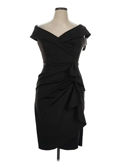 Pre-owned Xscape Cocktail Dress In Black