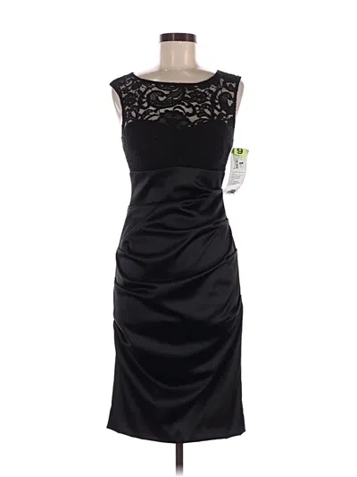 Pre-owned Xscape Cocktail Dress In Black