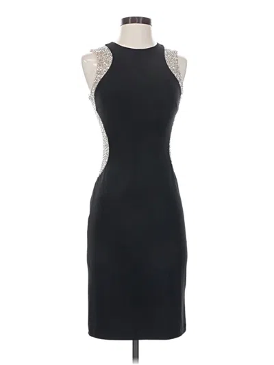 Pre-owned Xscape Cocktail Dress In Black