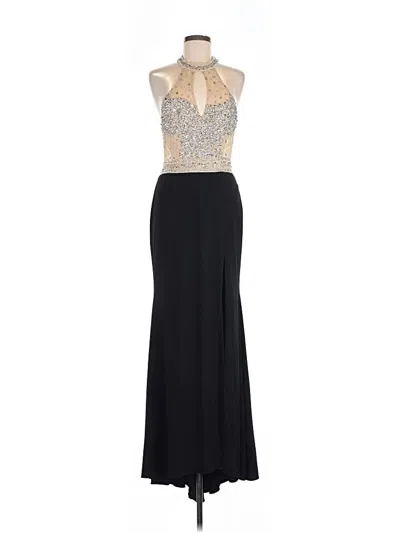 Pre-owned Xscape Cocktail Dress In Black