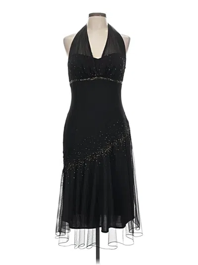 Pre-owned Xscape Cocktail Dress In Black