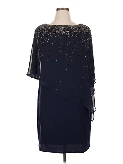 Pre-owned Xscape Cocktail Dress In Blue