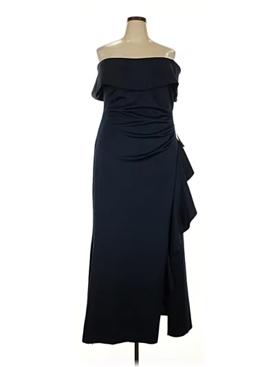 Pre-owned Xscape Cocktail Dress In Blue