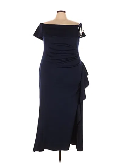 Pre-owned Xscape Cocktail Dress In Blue