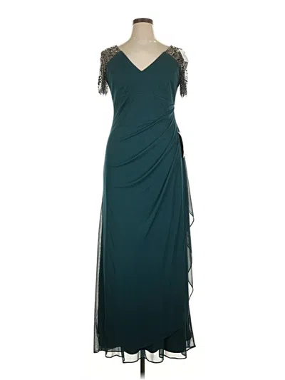 Pre-owned Xscape Cocktail Dress In Blue