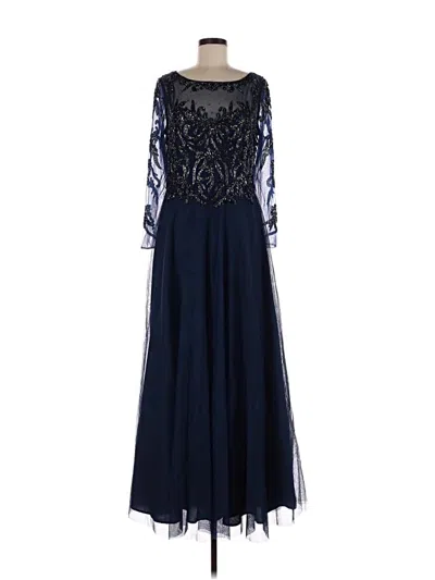 Pre-owned Xscape Cocktail Dress In Blue