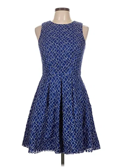 Pre-owned Xscape Cocktail Dress In Blue