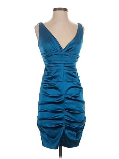 Pre-owned Xscape Cocktail Dress In Blue