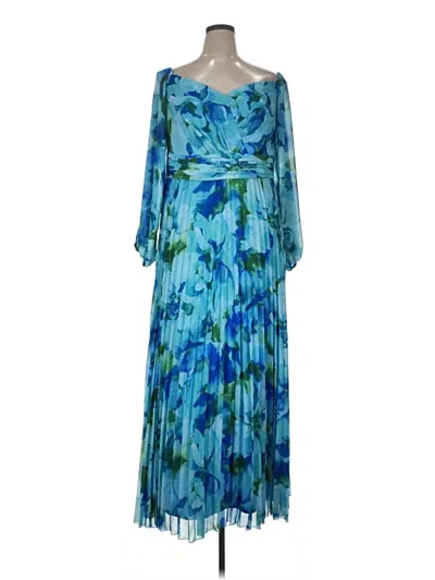Pre-owned Xscape Cocktail Dress In Blue
