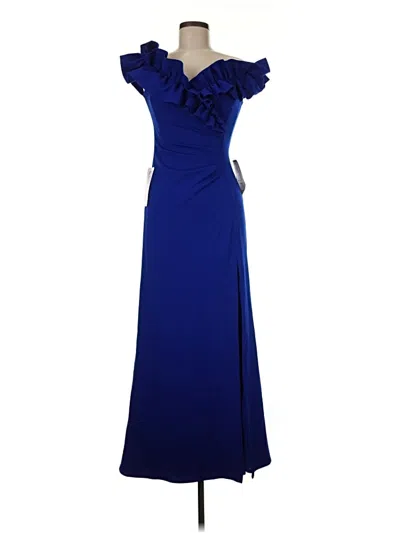 Pre-owned Xscape Cocktail Dress In Blue