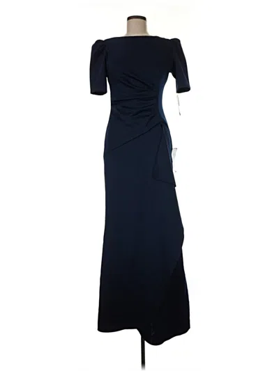 Xscape Cocktail Dress In Blue