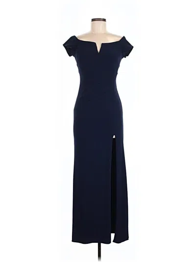 Pre-owned Xscape Cocktail Dress In Blue