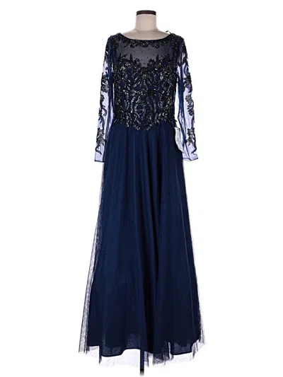 Xscape Cocktail Dress In Blue