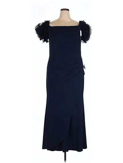 Pre-owned Xscape Cocktail Dress In Blue