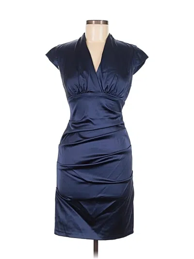 Pre-owned Xscape Cocktail Dress In Blue