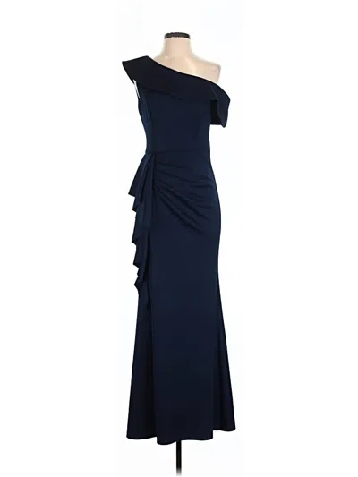 Pre-owned Xscape Cocktail Dress In Blue
