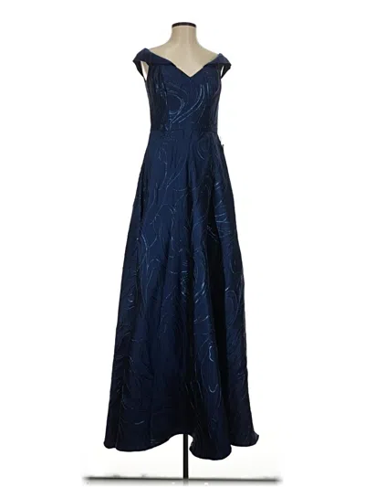Xscape Cocktail Dress In Blue