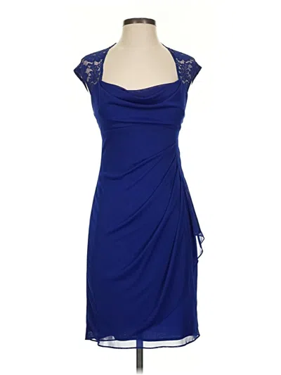 Pre-owned Xscape Cocktail Dress In Blue