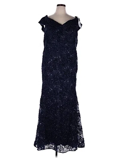 Pre-owned Xscape Cocktail Dress In Blue
