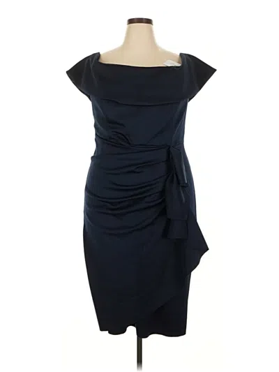 Pre-owned Xscape Cocktail Dress In Blue