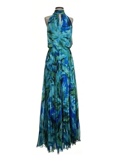 Pre-owned Xscape Cocktail Dress In Blue