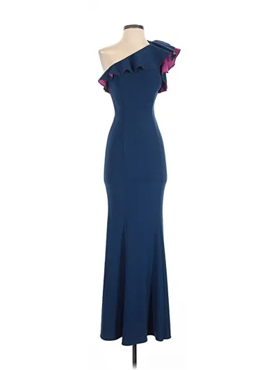 Pre-owned Xscape Cocktail Dress In Blue