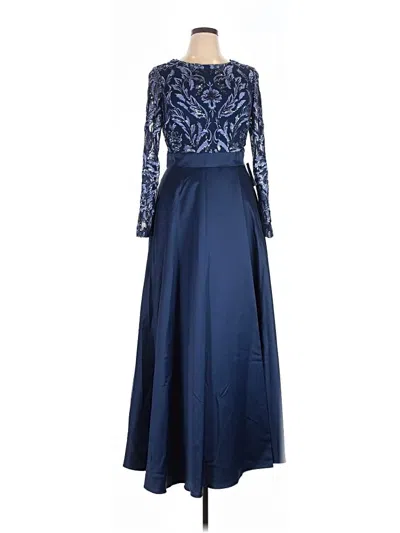 Xscape Cocktail Dress In Blue