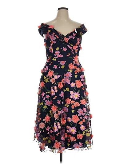 Pre-owned Xscape Cocktail Dress In Blue