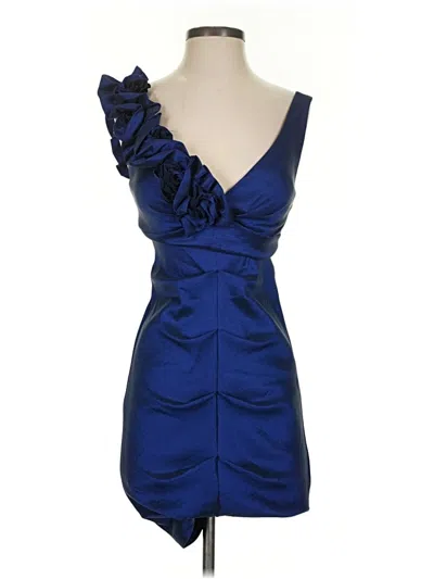 Pre-owned Xscape Cocktail Dress In Blue