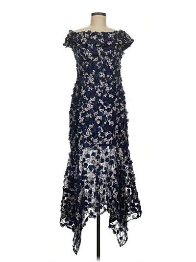 Pre-owned Xscape Cocktail Dress In Blue