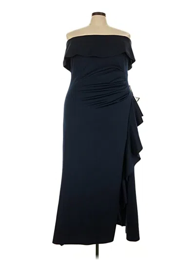 Pre-owned Xscape Cocktail Dress In Blue
