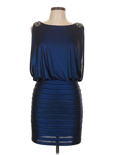 Pre-owned Xscape Cocktail Dress In Blue