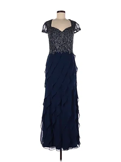 Pre-owned Xscape Cocktail Dress In Blue